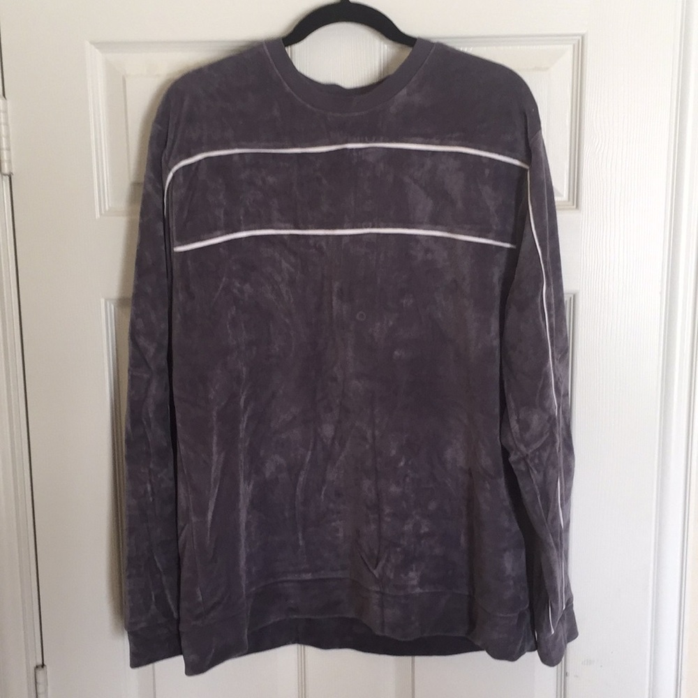 ASOS sweatshirt velour grey XL